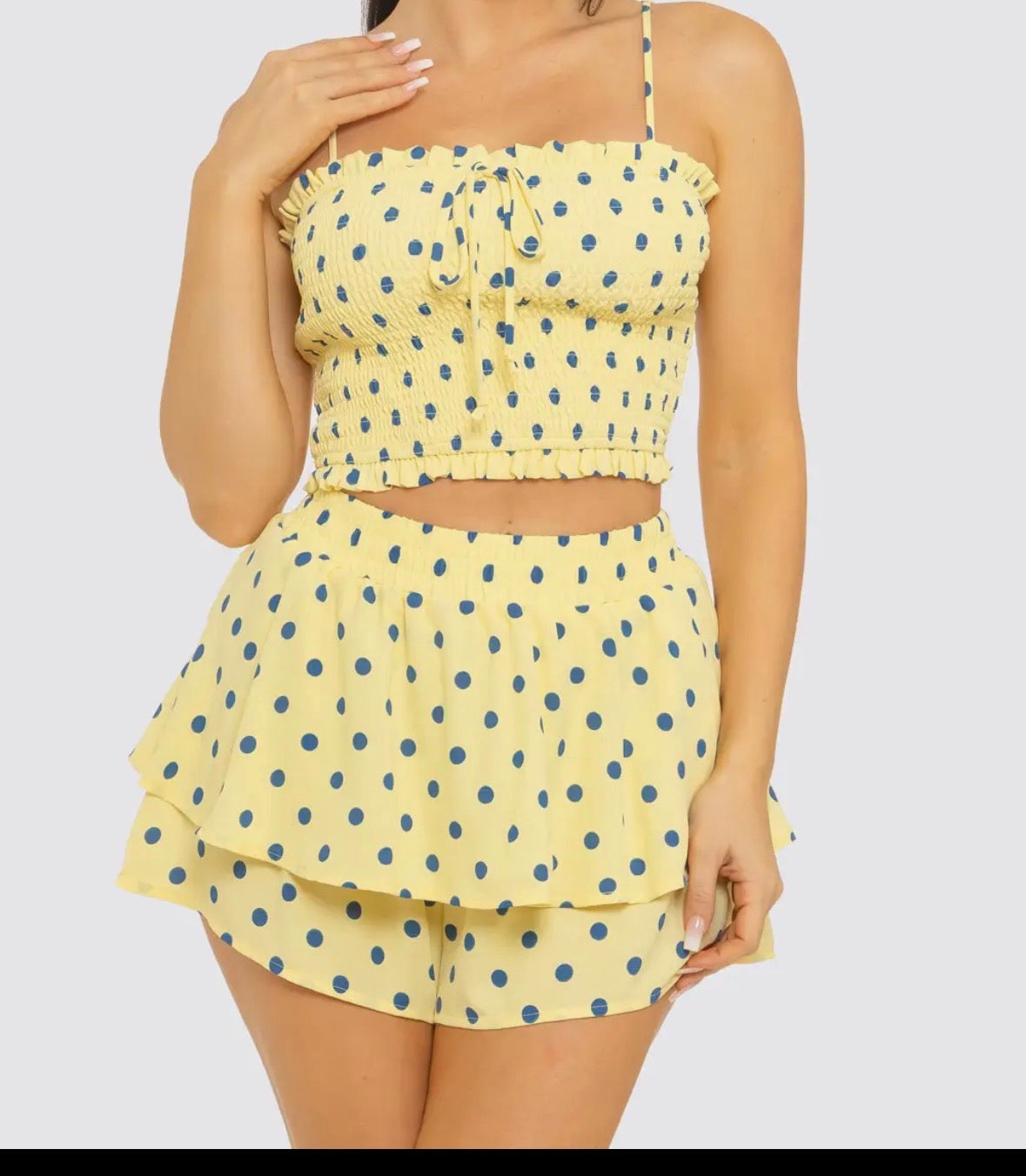 Polka Dot Top & Short Set